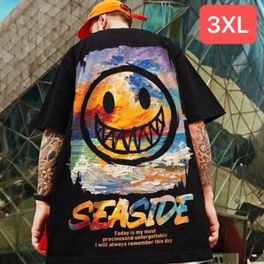 JUAS187メンズ Tシャツ ティーシャツ 半袖 丸首 ゆったり 夏 英文字 メンズファッション 大きいサイズ