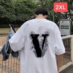JUAS061メンズtシャツ ティーシャツ 韓国風 半袖 丸首 大きいサイズ ゆったり 英文字 夏 メンズファッション