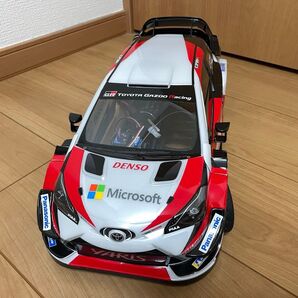 最安値★更に値下げ★最終価格★タミヤ TAMIYA ヤリス ボディ パールホワイト 塗装済