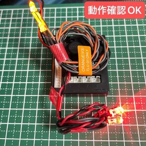 更に値下げ★タミヤ LED LIGHTUNIT ライトユニット TLU-01 オレンジ×1 レッド×1 タミヤXB外し 美品