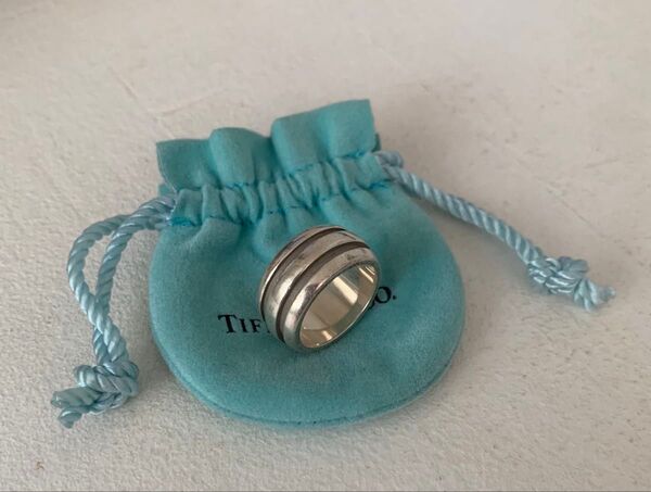 TIFFANY ティファニー グルーブドリング 10号