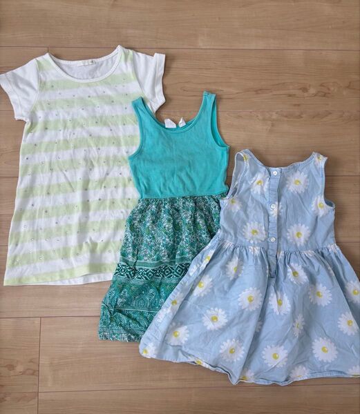 女の子 ワンピース 110cm 3枚セット まとめ売りGAP H&M他