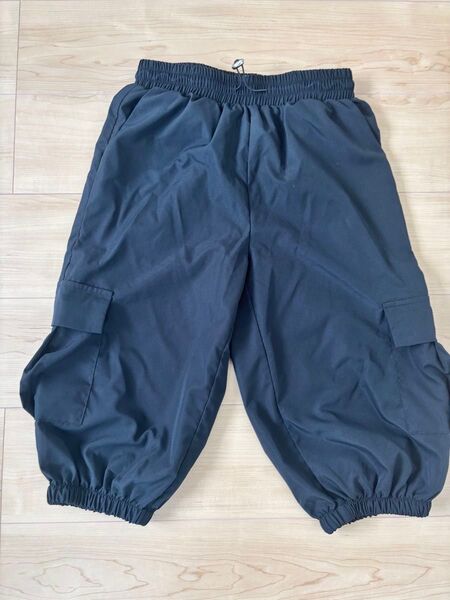 SHEIN カーゴ膝下丈ハーフパンツ 黒 S