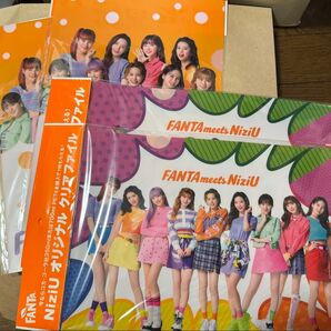 コカコーラ FANTA NiziU オリジナル クリアファイル 4枚セット(全2種2セット)