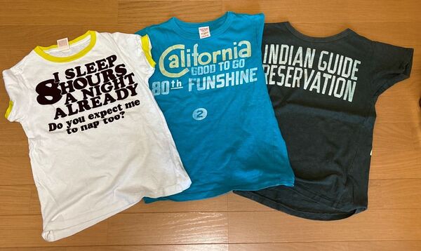 デニム&ダンガリー140Tシャツ 3枚セット