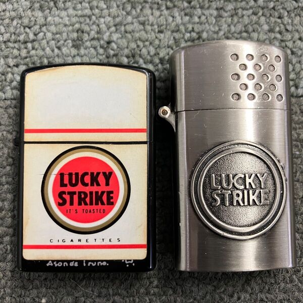 Lucky Strike オイルライター 2個セット