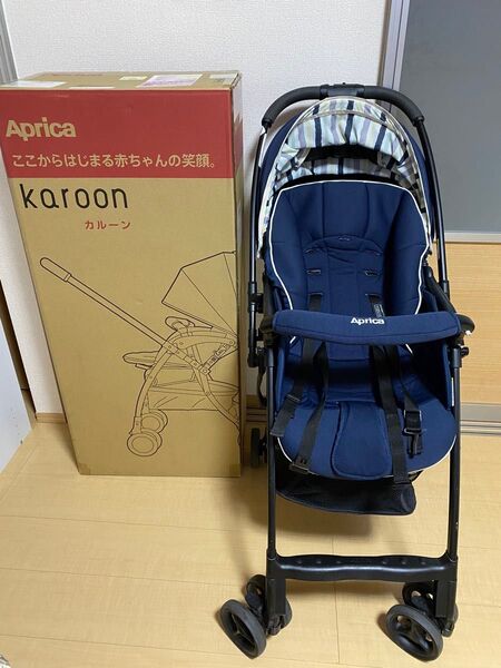 Aprica カルーンエアー a型ベビーカー ネイビー