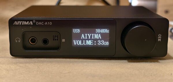 AIYIMA DAC A10 ヘッドホンアンプ リモコン付 3.5mmアンバランス/4.4mmバランス出力対応