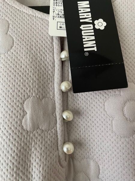 MARY QUANT 花柄エンボス半袖ワンピース 新品未使用