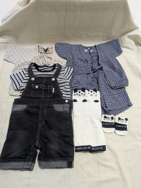 ベビー服、ロンパース 、セットアップ 、組曲、COMME CA ISM.80サイズ、90サイズおまとめセット