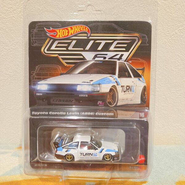新品 ホットウィール エリート64 トヨタ カローラ レビン AE86 カスタム