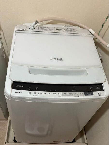 HITACHI 全自動洗濯機 BW-V80E 8kg 2020年製