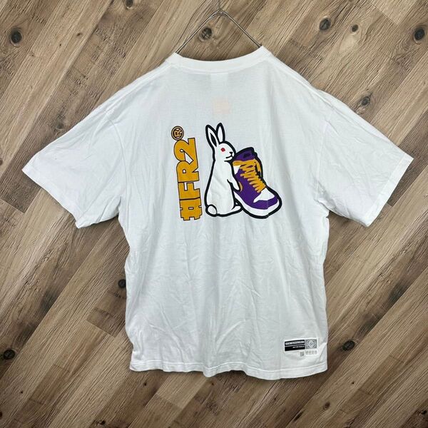 美品 FR2×THE NETWORK BUSINESS コラボ半袖Tシャツ XL 古着 オーバーサイズ ユニセックス