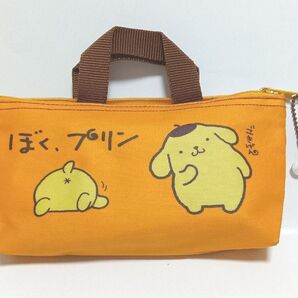 サンリオ ポムポムプリン ミニトートバッグ オレンジ