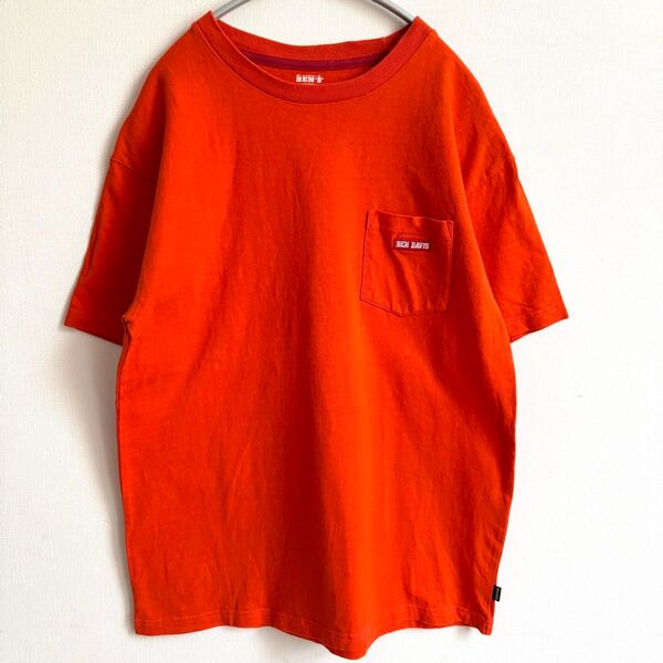 BEN DAVIS ベンデイビス オレンジTシャツ 半袖 ユニセックス ロゴ入り