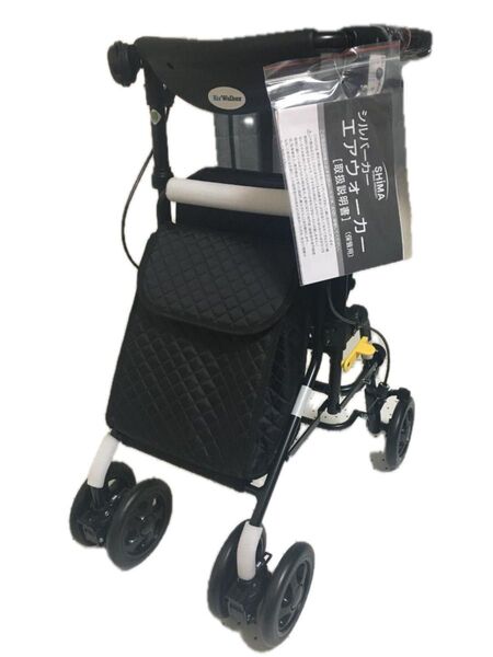 シルバーカー 介護用品 エアウォーカー キルティングBK ショップjapan