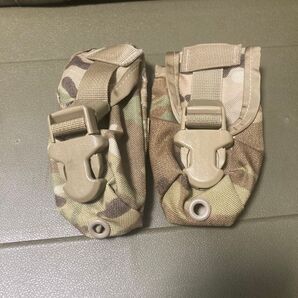 米軍実物 米軍放出品 OEF-CP MOLLEⅡ 官給品 フラッシュバン グレネードポーチ マルチカム ポーチ ARMY 2個