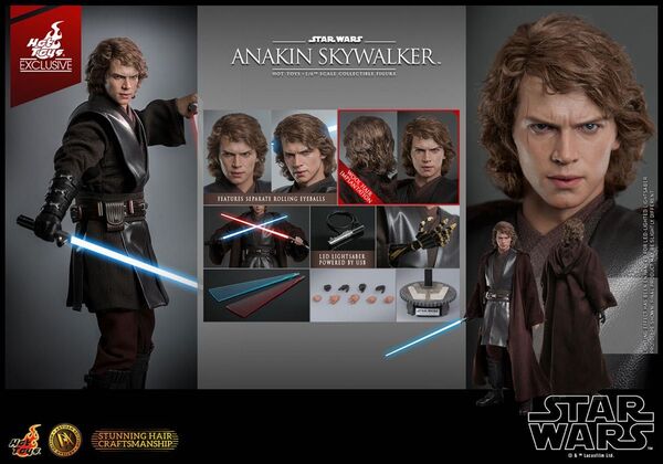 Hottoys ムービー・マスターピース DX スター・ウォーズ エピソード3/シスの復讐 1/6 アナキン・スカイウォーカー