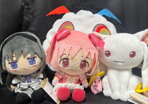 魔法少女 まどか☆マギカ お手玉ぬいぐるみ まどか ほむら キュウべえ お菓子の魔女 ぬいぐるみ 4種 セット