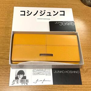 コシノジュンコ日本製長財布です縁起の良い黄色