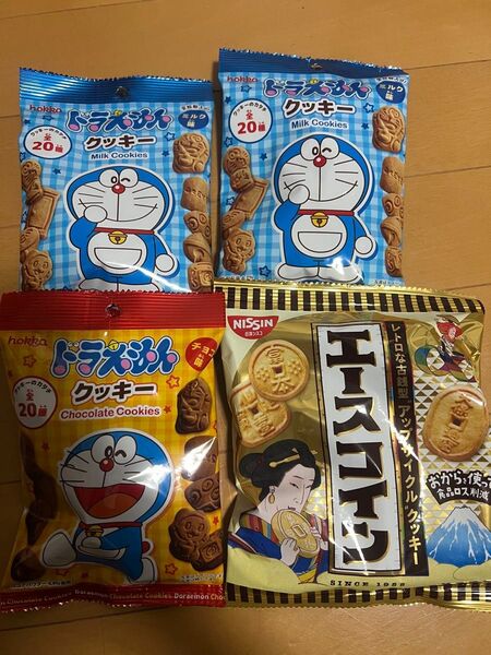 ドラえもんクッキー エースコイン 計4点セット