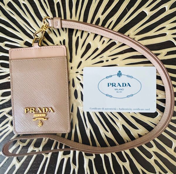プラダPRADA サフィアーノIDカードホルダーカードケース1MC007 SAFFIANO+CITY B CIPRIA+PESCA