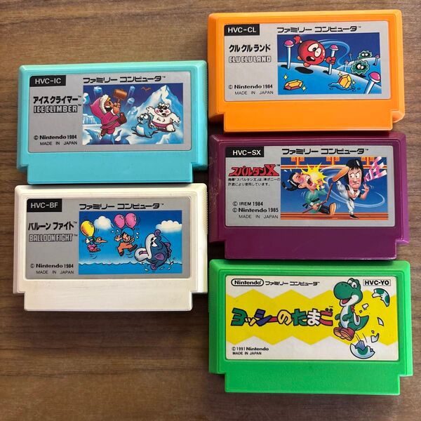 任天堂5本セット ファミコン