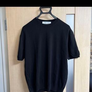 time is on サマーニットtシャツ タイムイズオン 黒 雨宮雄三