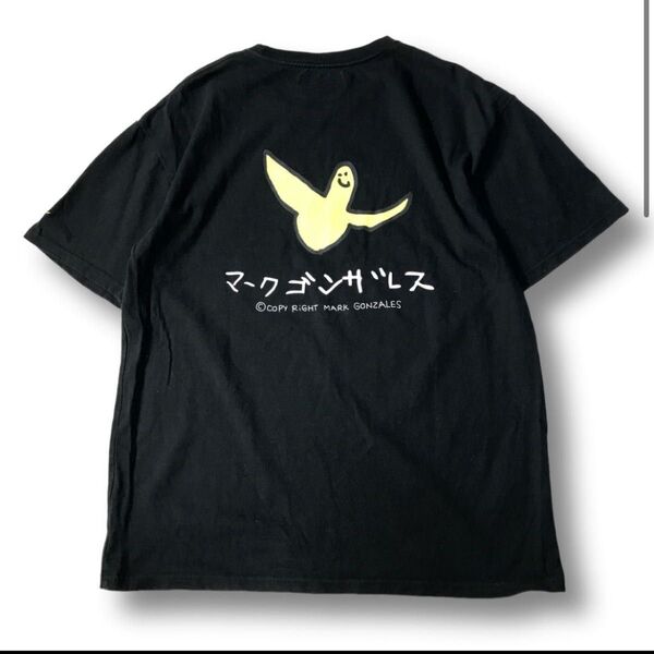 MARK GONZALES マークゴンザレス ワンポイント 半袖TシャツL Tシャツ 半袖 半袖Tシャツ L