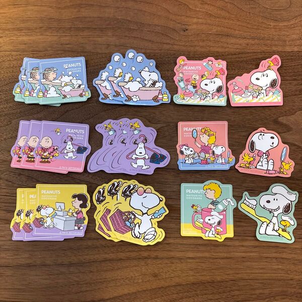 SNOOPY スヌーピー マツキヨココカラ コラボ シール ステッカー 全6種 非売品
