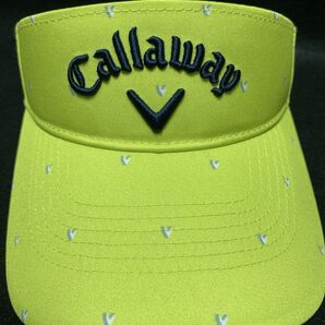 24時間以内発送 Callaway イエローバイザー 新品未使用 キャロウェイ 帽子 ゴルフ 新品未使用