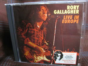 A#961◆CD◆ ロリー・ギャラガー - Live! In Europe　Rory Gallaghe　リマスター　CAPO 103