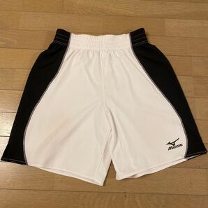 Mizuno ハーフパンツ M ホワイト ブラック