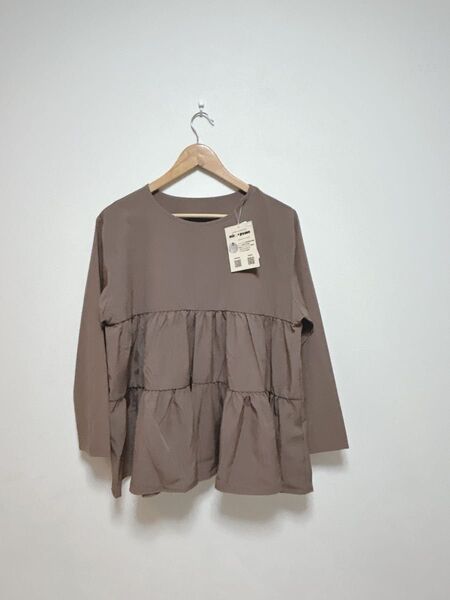 《新品》しまむら pusan ラッシュガード 水陸両用 ティアードPO L