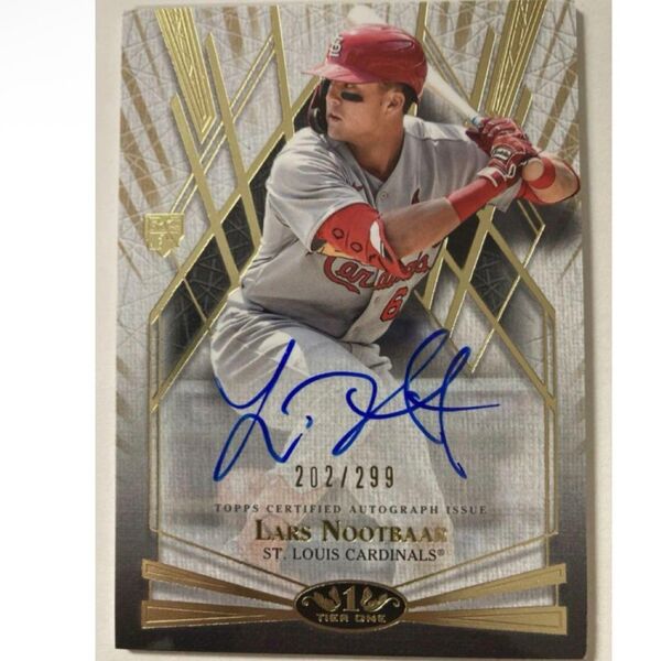 カージナルス ラーズ ヌートバー Topps Tier One 直筆サイン カード★ 大谷翔平 鈴木誠也 山本由伸