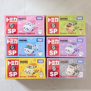 【新品】 ドリームトミカ ちいかわ 6種 コンプリートセット ちいかわ ハチワレ うさぎ モモンガ ラッコ くりまんじゅう トミカ