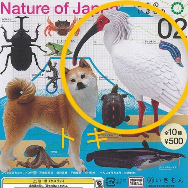 【新品】 ネイチャーテクニカラー Nature of Japan 日本のいきもの 02 〈 トキ 〉