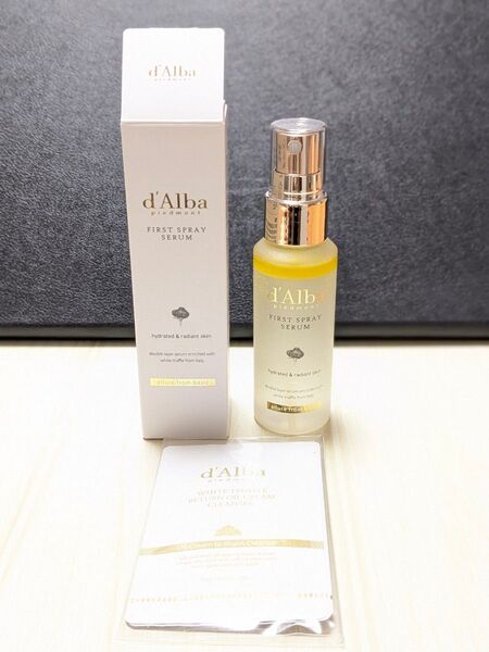 【7月到着品、1回のみ使用】d'Alba ダルバ / First Spray Serum ファーストスプレーセラム 50ml