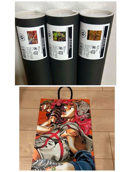 ジョジョキャラバン JOJO CARAVAN 原作 B2 ポスター 3種セット +限定ショッパー のセット