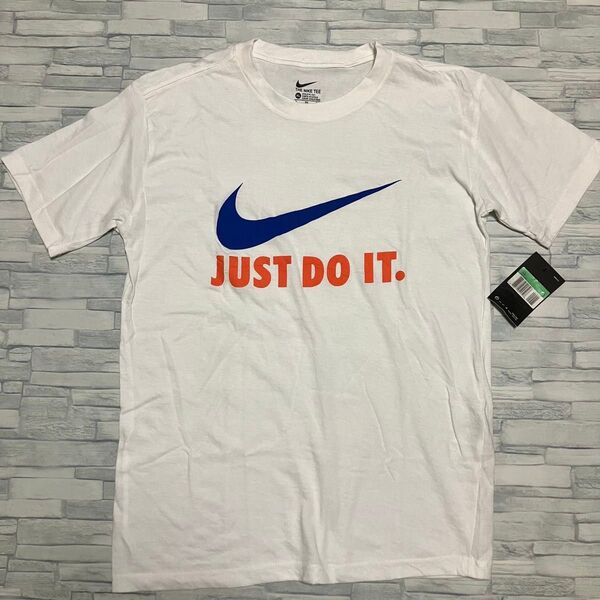 NIKE ナイキ just do it デッドストック タグ付き 半袖Tシャツ 白 ロゴプリント XL