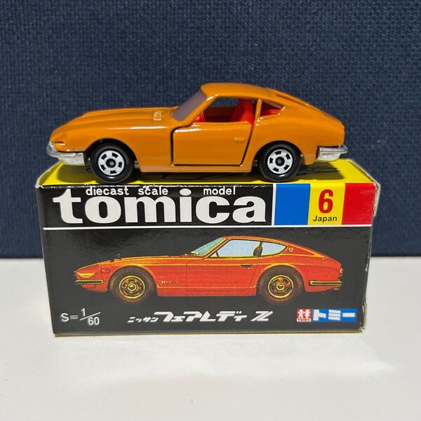 TOMICA トミカ 日産フェアレディZ432 オレンジ色 1Aホイール 箱付き ミニカー
