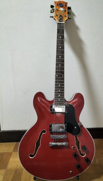 セミアコースティックエレキギター