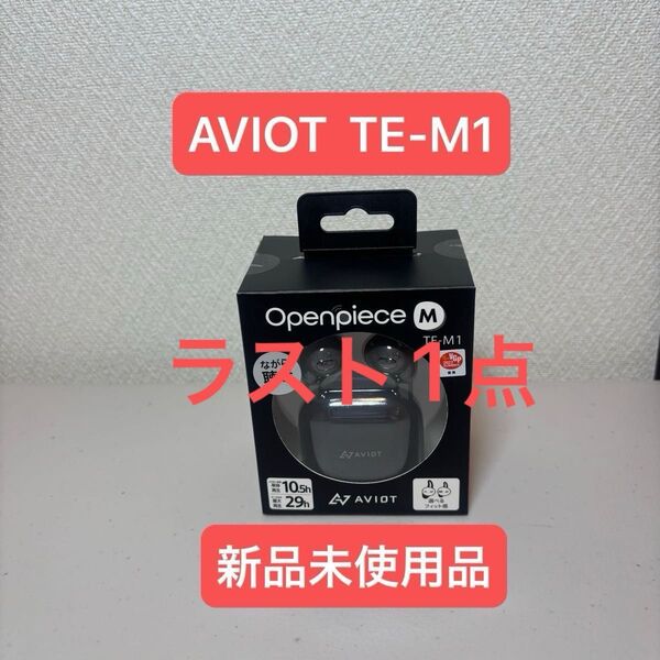 AVIOT 完全ワイヤレスイヤホン TE-M1 ブラック
