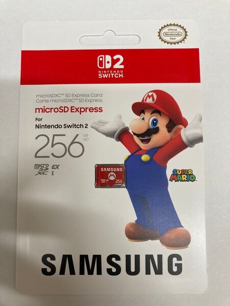 Samsung microSD Express Card 256GB Nintendo Switch2用 新品未開封品