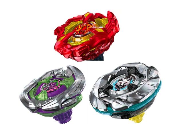 ベイブレードX フェニックスウイング9-60GF サムライセイバー2-70L シルバーウルフ3-80FB 3点セット