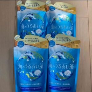 【即購入OK*】海のうるおい藻 リンスインシャンプー 380ml 4個