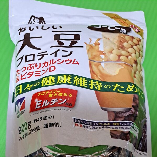 ウイダー おいしい大豆プロテイン コーヒー味 900g