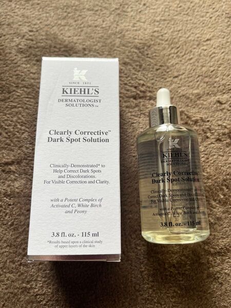 【新品未使用】KIEHL'S キールズ DS クリアリーホワイト ブライトニング エッセンス 115ml (定価¥22.800-)