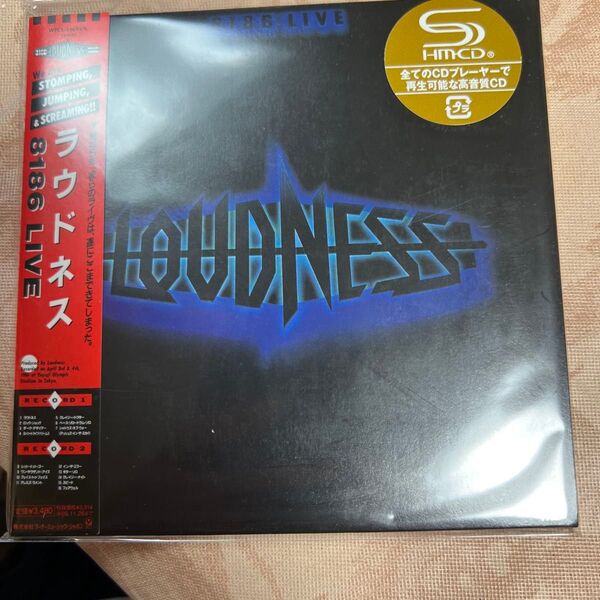 LOUDNESS 8186 LIVE ラウドネス ライブアルバム 紙ジャケット SHMCD