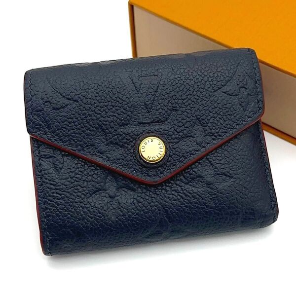 【極美品】LOUIS VUITTON ルイヴィトン モノグラム アンプラント ポルトフォイユ ゾエ マリーヌルージュ 折り財布